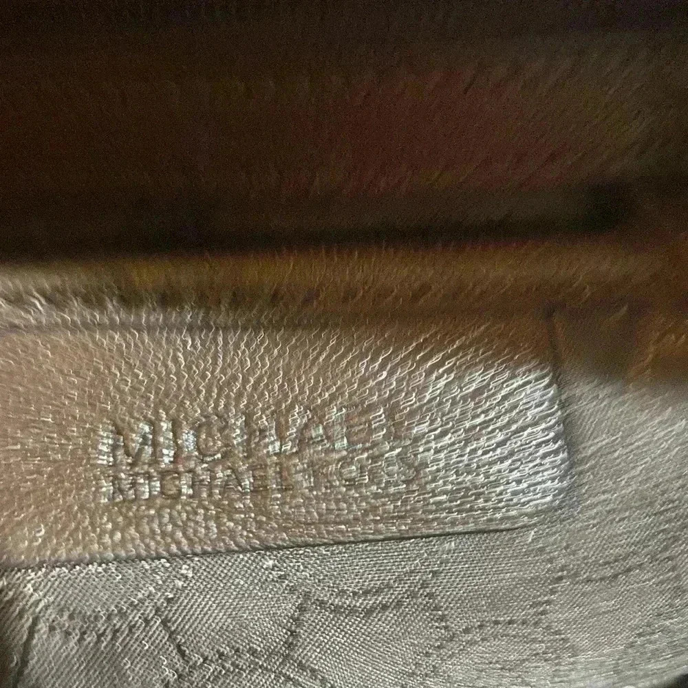 Michael kors brown leather suede satchel handbag - Picture 10 of 13